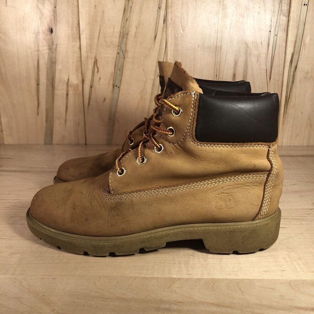 Timberland Boots Boys Youth Size 3.5 Classic Waterproof #10960 Wheat